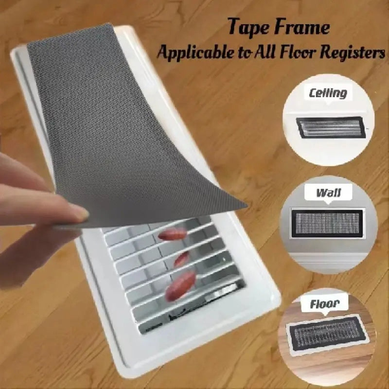 6pcs Floor Register Traps Air Vent Covers Anti Insect Anti Clogging