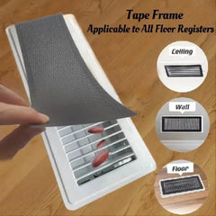 6pcs Floor Register Traps Air Vent Covers Anti Insect Anti Clogging