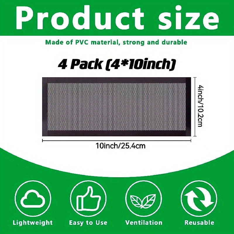 6pcs Floor Register Traps Air Vent Covers Anti Insect Anti Clogging