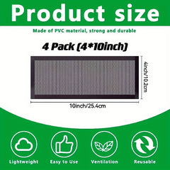 6pcs Floor Register Traps Air Vent Covers Anti Insect Anti Clogging