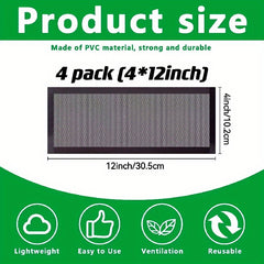 6pcs Floor Register Traps Air Vent Covers Anti Insect Anti Clogging