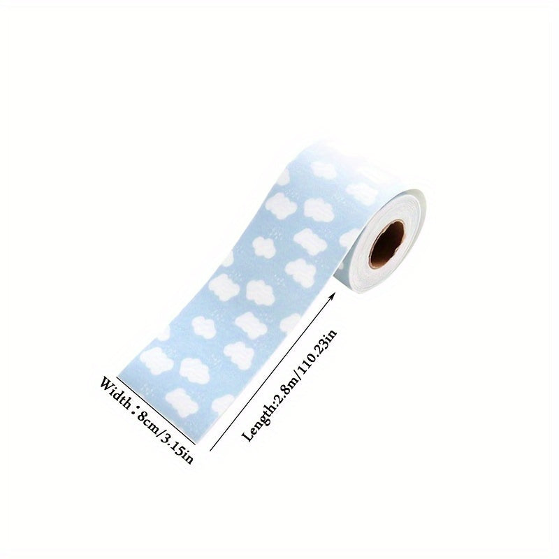 Cartoon Clouds Sink Sealing Tape Waterproof Stickers