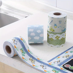 Cartoon Clouds Sink Sealing Tape Waterproof Stickers