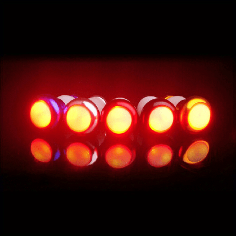 Bicycle Turn Signal LED Handlebar Bar End Plugs Indicator Lights