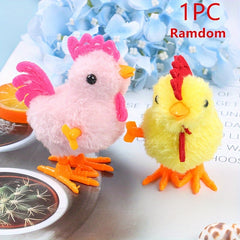 Wind Up Plush Mouse & Jumping Toys - Easter Party Favors