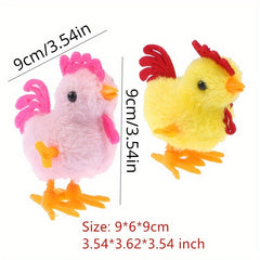 Wind Up Plush Mouse & Jumping Toys - Easter Party Favors