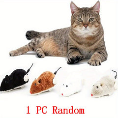 Wind Up Plush Mouse & Jumping Toys - Easter Party Favors