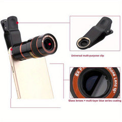 12x Long Focus Mobile Phone Lens HD Camera Telescope Zoom Lens