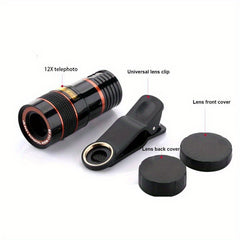12x Long Focus Mobile Phone Lens HD Camera Telescope Zoom Lens
