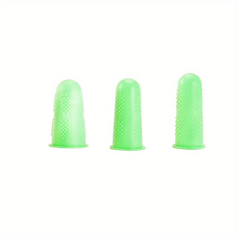 3pcs Silicone Finger Protector Anti Scalding Caps