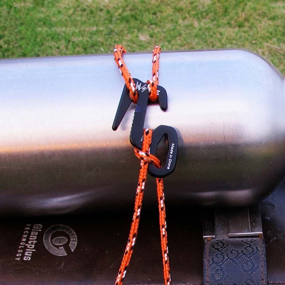 Aluminum Alloy Tent Hook Rope Tightener Camping Accessory