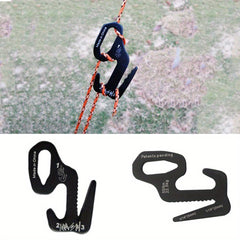 Aluminum Alloy Tent Hook Rope Tightener Camping Accessory