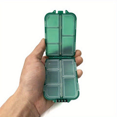 2pcs Fishing Accessories Storage Box Mini Portable Tackle Box