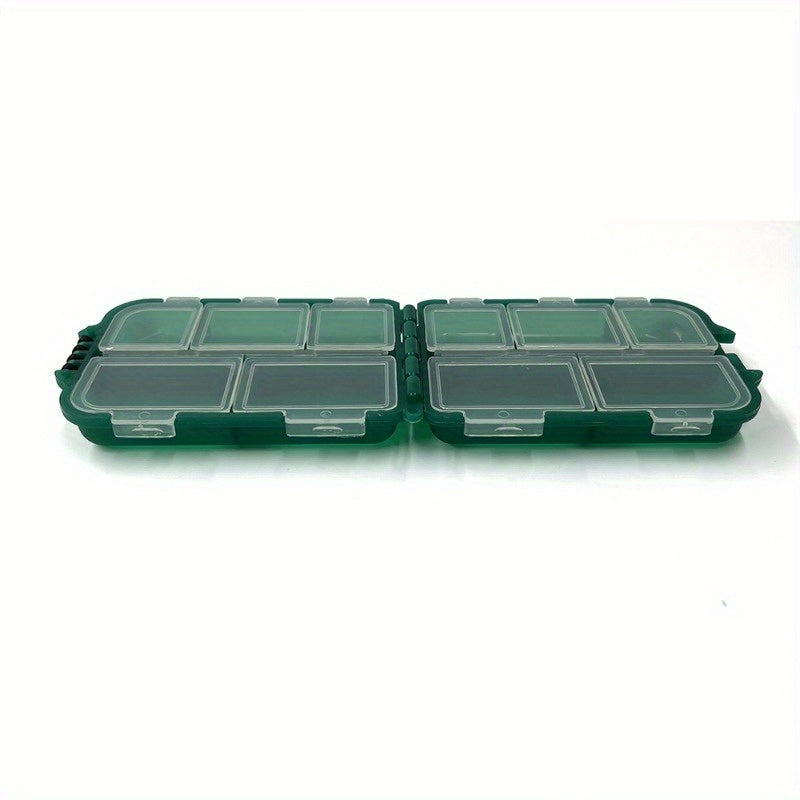 2pcs Fishing Accessories Storage Box Mini Portable Tackle Box