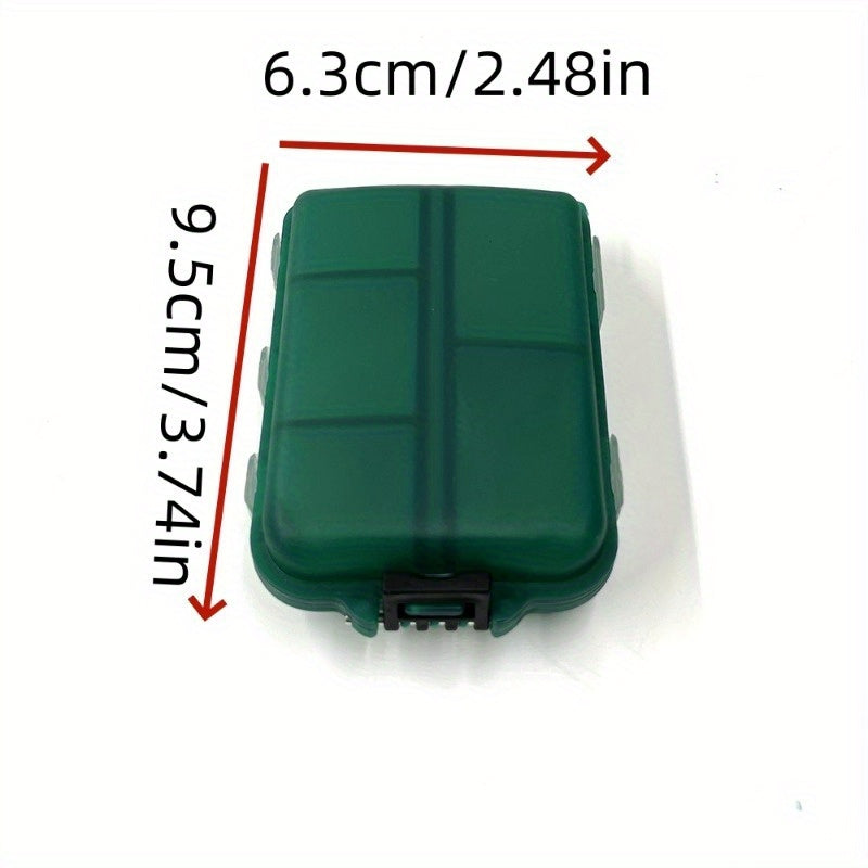 2pcs Fishing Accessories Storage Box Mini Portable Tackle Box