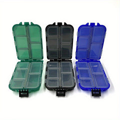2pcs Fishing Accessories Storage Box Mini Portable Tackle Box