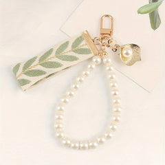 Green Ribbon Car Keychain Retro Accessories Women