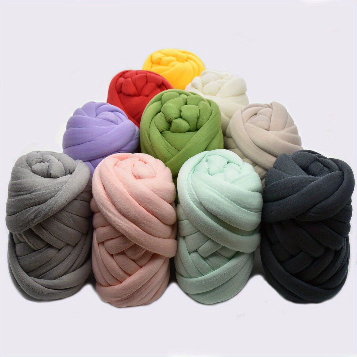 3pcs Chunky Arm Knitting Yarn for Braided Knot Throw Blanket Jumbo