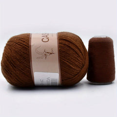 6 Sets Cashmere Yarn for Knitting Soft Machine 98% Cashmere Yarn Worsted