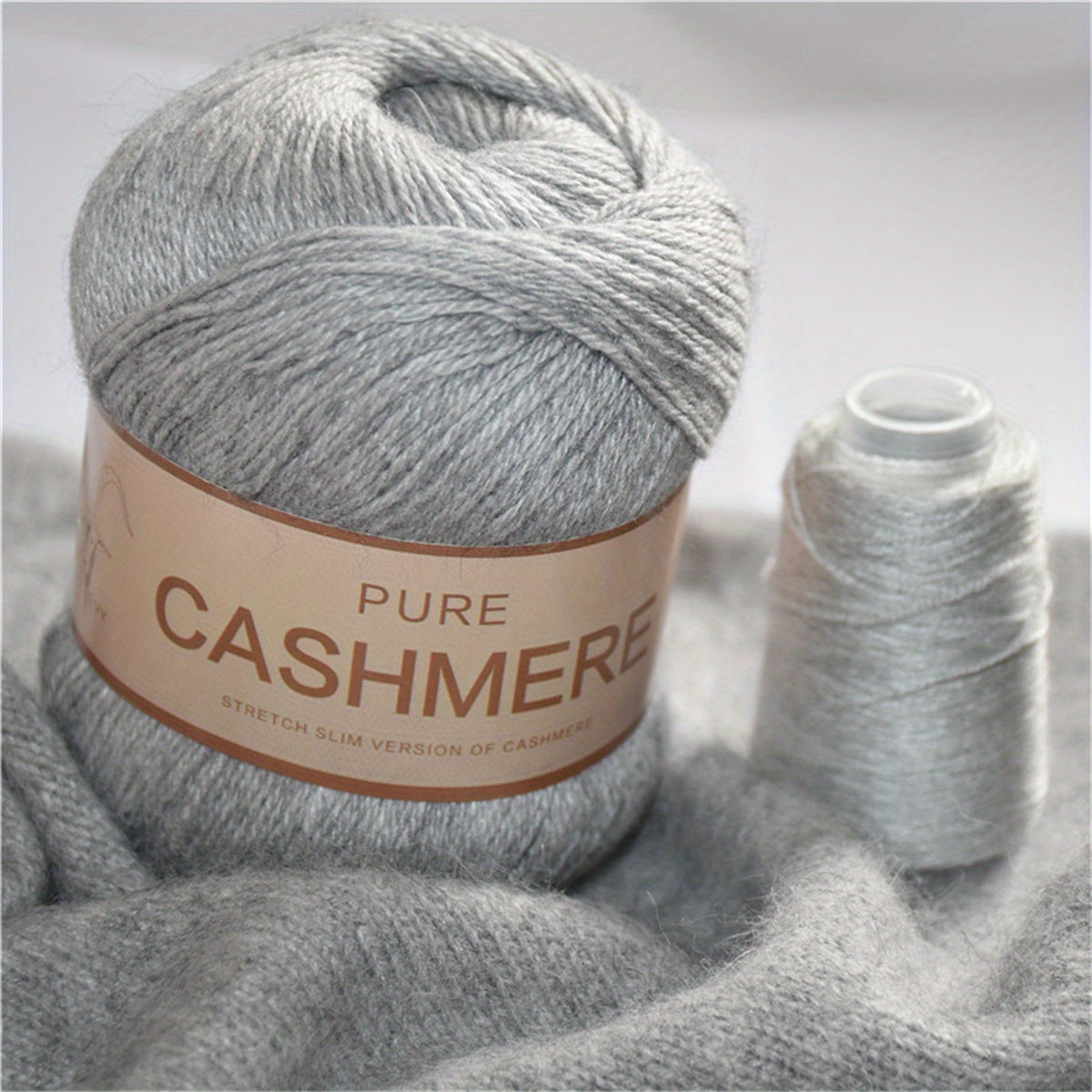 6 Sets Cashmere Yarn for Knitting Soft Machine 98% Cashmere Yarn Worsted