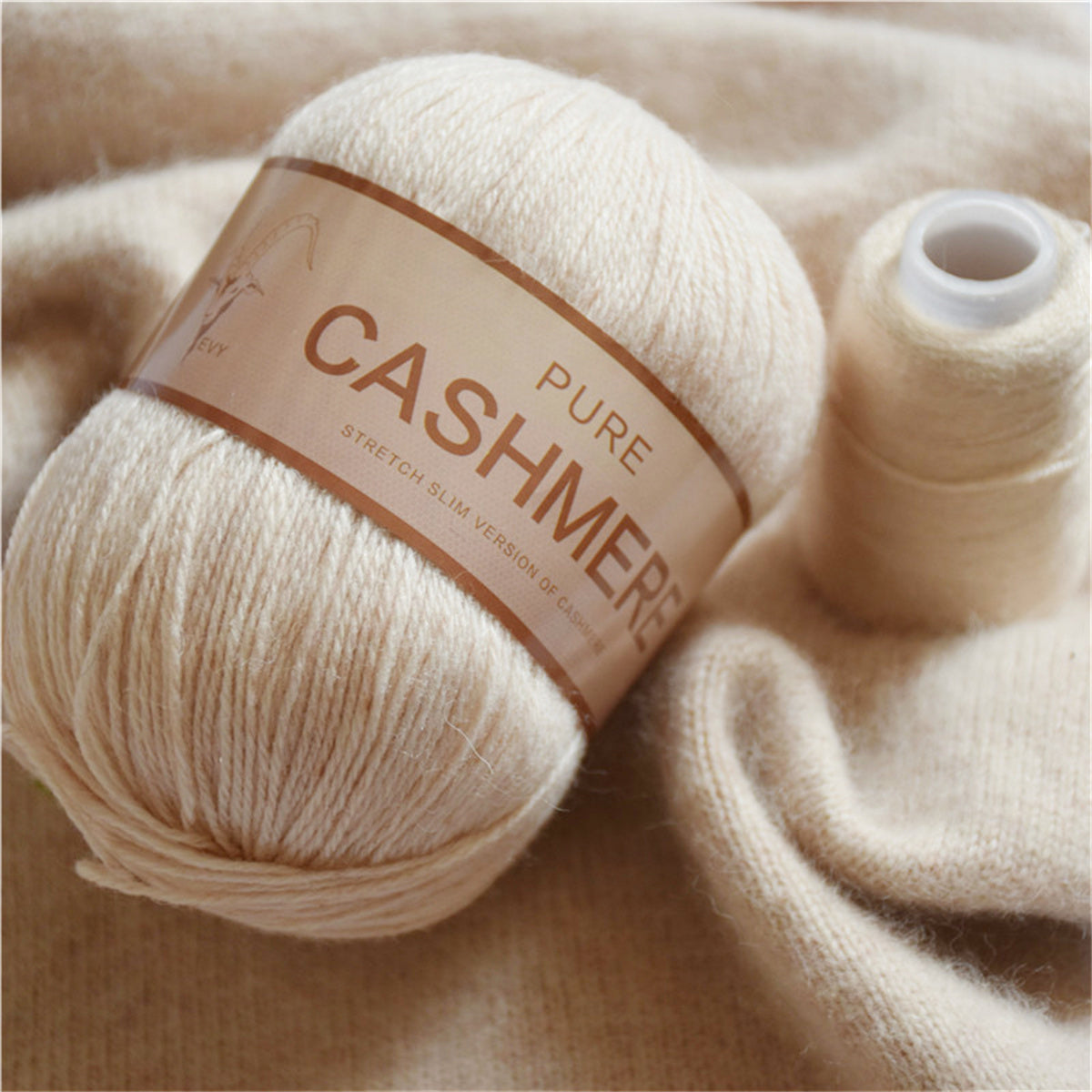 6 Sets Cashmere Yarn for Knitting Soft Machine 98% Cashmere Yarn Worsted