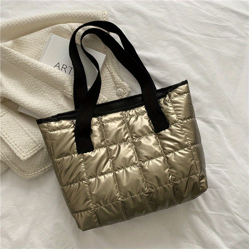 Winter Women's Nylon Tote Bag Large Capacity