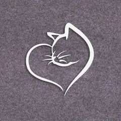 Cats & Hearts Car Sticker Reflective Exterior Decoration Waterproof