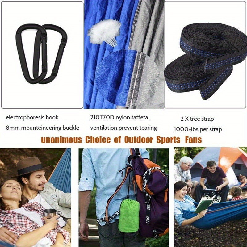 Camping Hammock with Bug Net and Rainfly Tarp