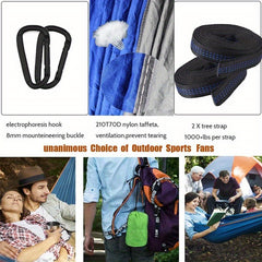 Camping Hammock with Bug Net and Rainfly Tarp