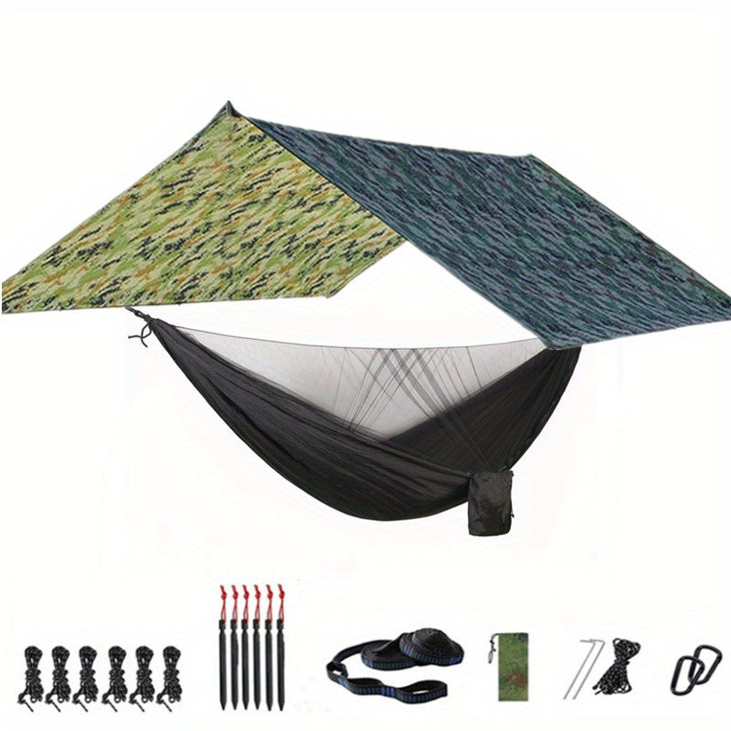 Camping Hammock with Bug Net and Rainfly Tarp