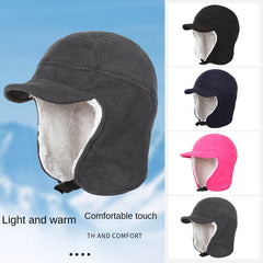 Windproof Hat With Ear Protection For Autumn And Winter Cycling