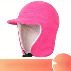Windproof Hat With Ear Protection For Autumn And Winter Cycling