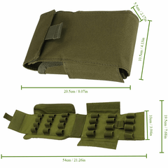 Molle 25 Round 12GA Gauge Magazine Pouch Belt Cartridge Holder