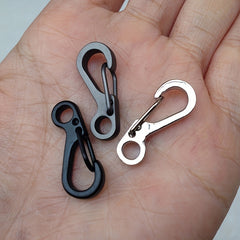 5pcs Mini Carabiner Buckle for Camping Survival Climbing Backpack