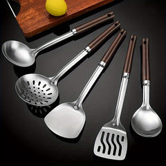 Stainless Steel Kitchenware Set for Home and Outdoor Cooking