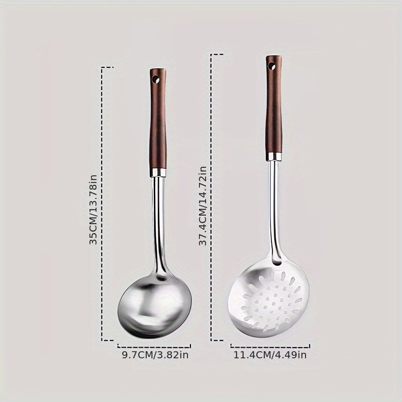 Stainless Steel Kitchenware Set for Home and Outdoor Cooking