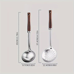 Stainless Steel Kitchenware Set for Home and Outdoor Cooking