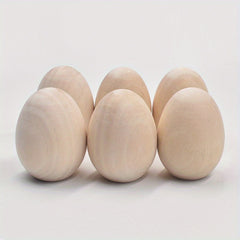Wooden Eggs Hand painted Toys Home Party Decoration