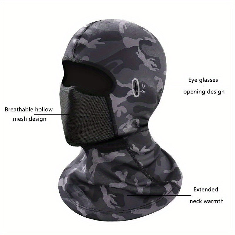 Men's Winter Cycling Cap Balaclava Windproof Sports Scarf