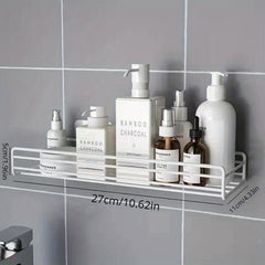 Adhesive Bathroom Wall Caddy Kitchen Storage Rack