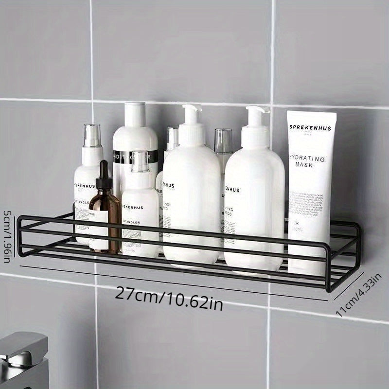 Adhesive Bathroom Wall Caddy Kitchen Storage Rack