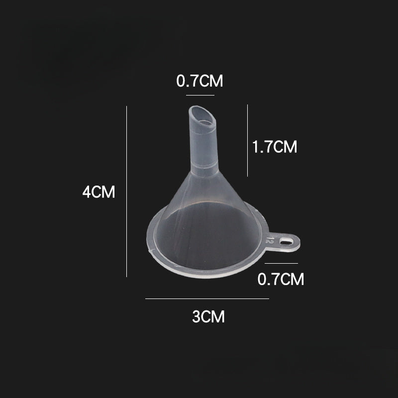 5pcs Plastic Small Funnel 30ml/50ml Dispensing Perfume Liquid Tool