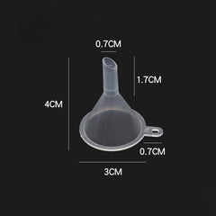 5pcs Plastic Small Funnel 30ml/50ml Dispensing Perfume Liquid Tool