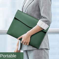 High End Business Waterproof Faux Leather File Bag A4 Paper File Bag