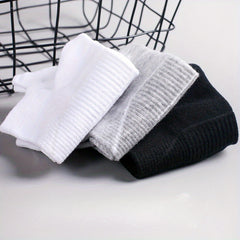 3 Pairs Thin Breathable Low Cut Cotton Socks