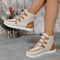 Women's Non-slip Snow Boots Medium Tube Casual Sneakers