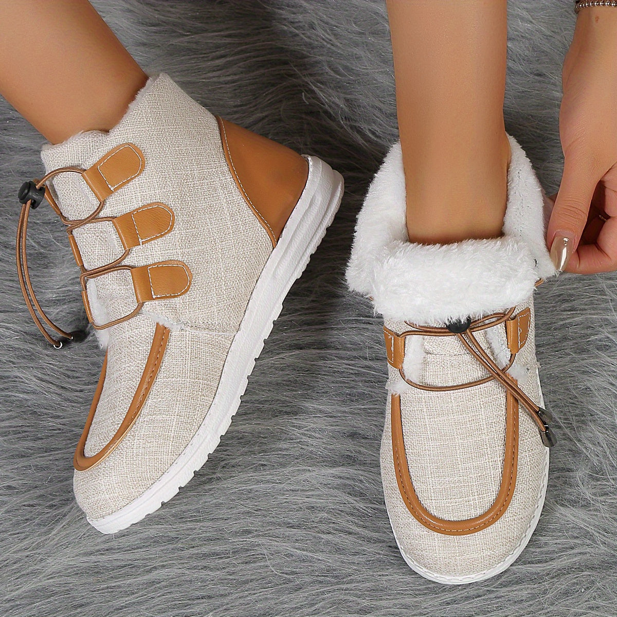 Women's Non-slip Snow Boots Medium Tube Casual Sneakers