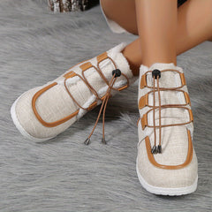 Women's Non-slip Snow Boots Medium Tube Casual Sneakers