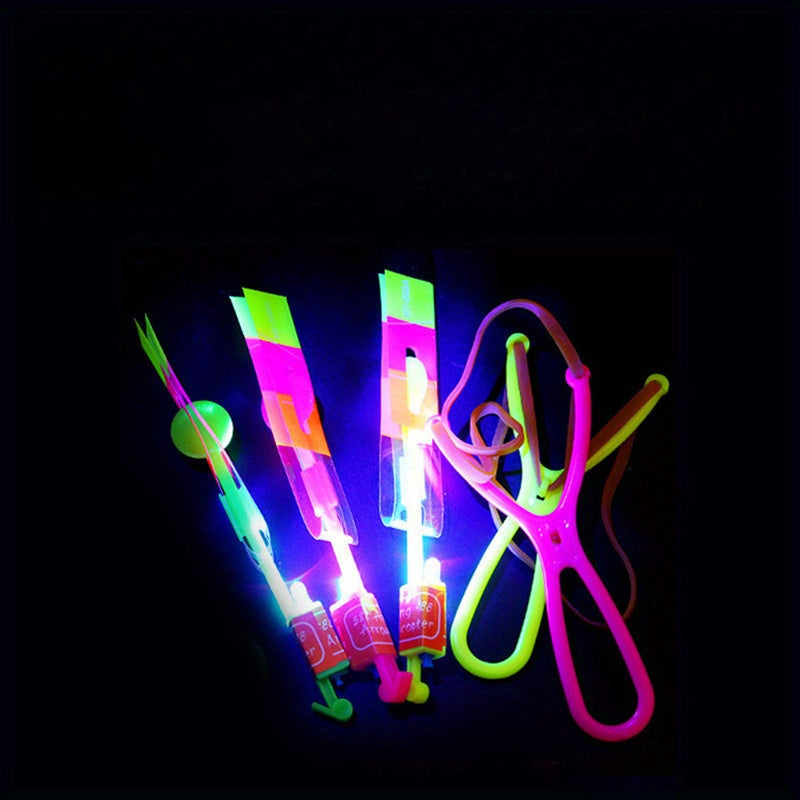 Plastic Large Slingshot Flying Arrow Luminous Toy Small Gift