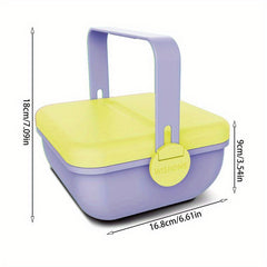 Leak Proof Food Lunch Container with Divided Compartments